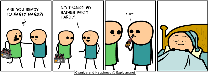 party hard comic